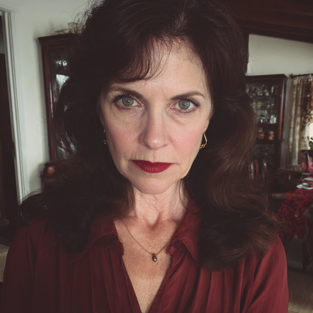 Zaciekła starsza kobieta