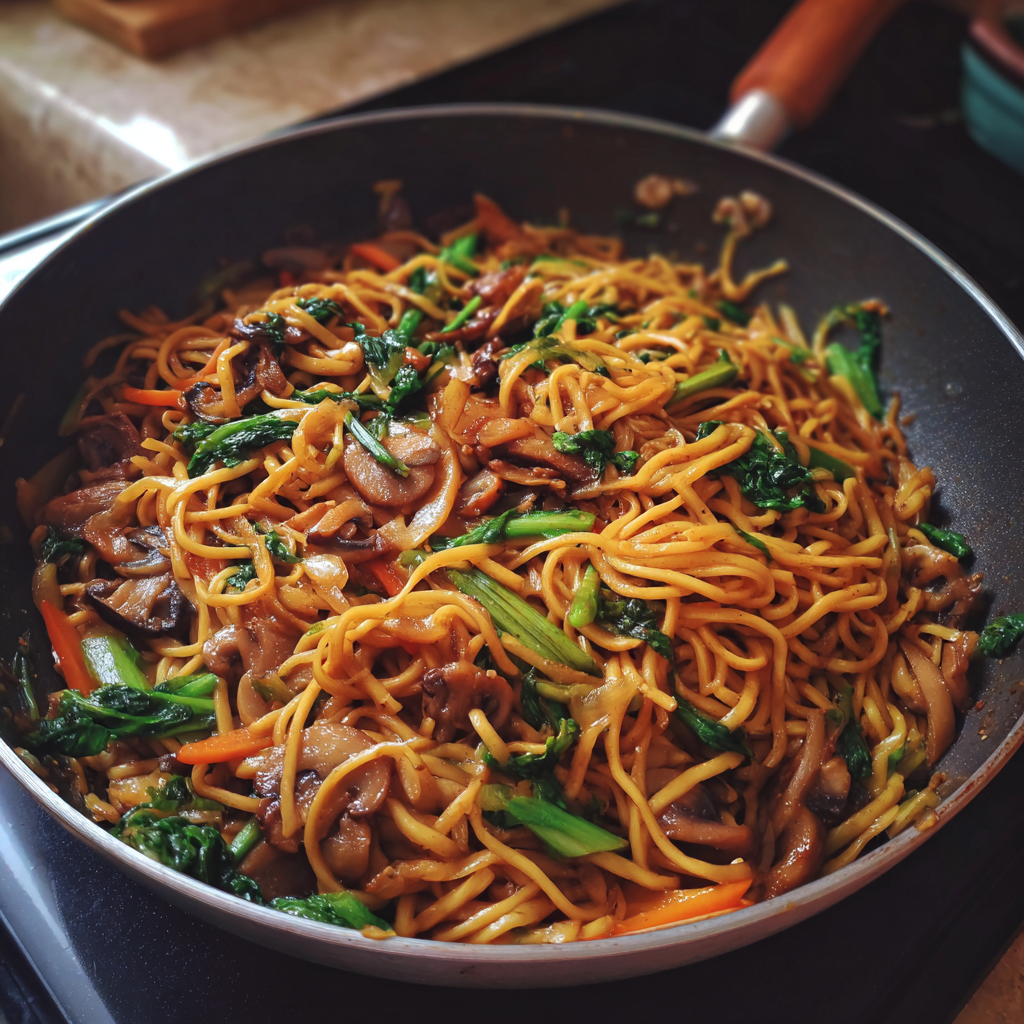 Kluski smażone na patelni