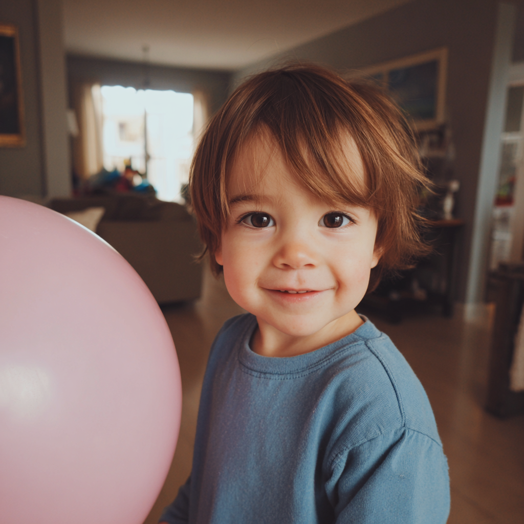 Uśmiechnięty chłopiec