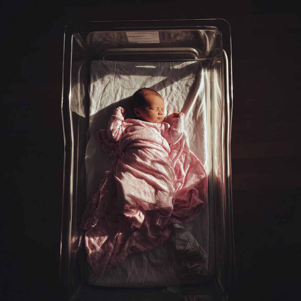 Niemowlę w kołysce