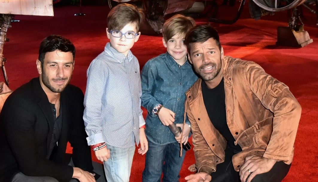 Ricky Martin podczas koncertu