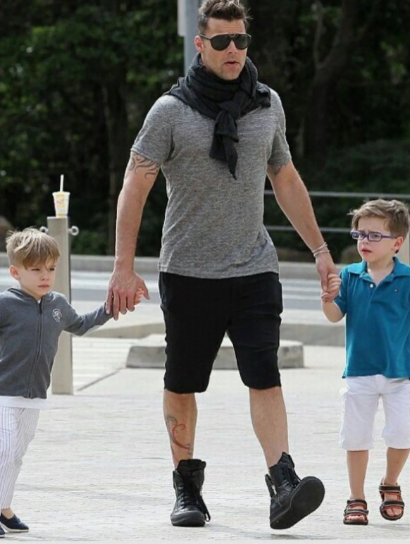 Ricky Martin w trakcie występu