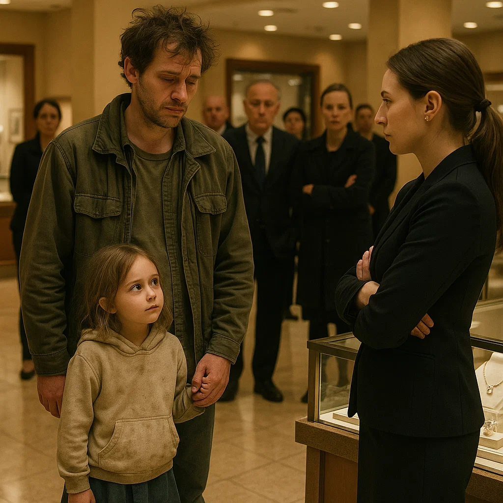 Właściciel sklepu wchodzi