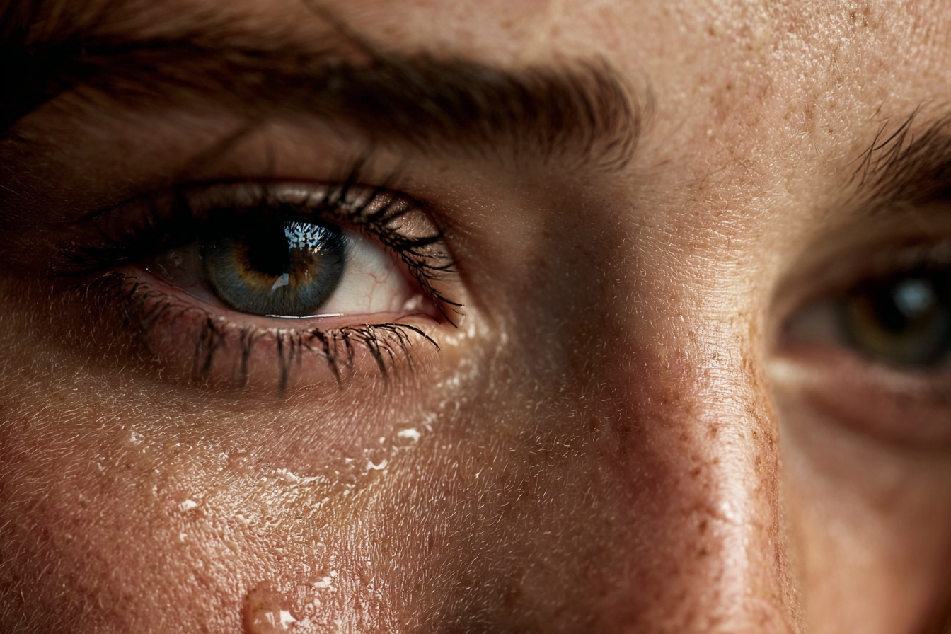 Tears in a woman's eyes | Source: Midjourney
