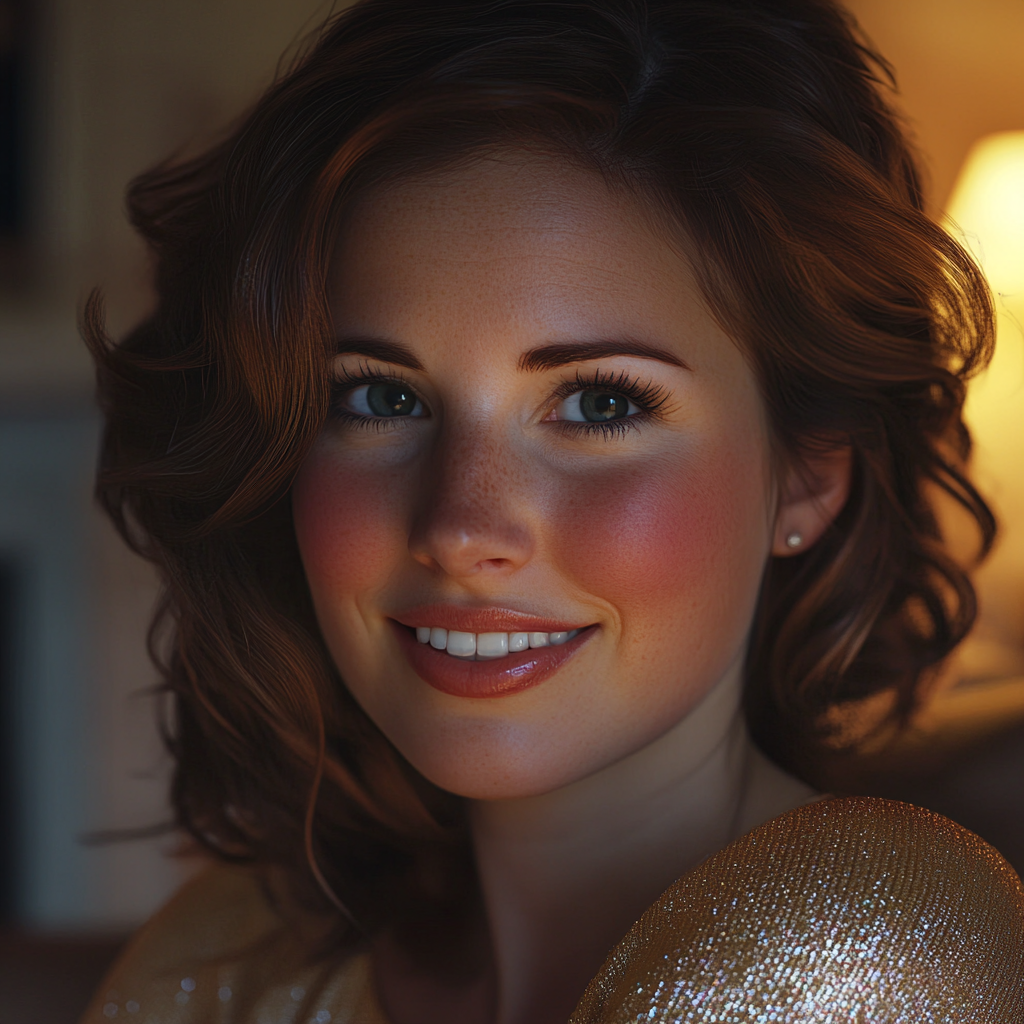 Kobieta uśmiechnięta | Źródło: Midjourney